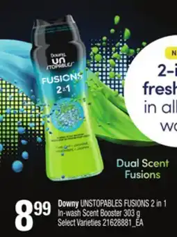 Loblaws DOWNY UNSTOPABLES FUSIONS 2 IN 1 IN-WASH SCENT BOOSTER, 303G offer