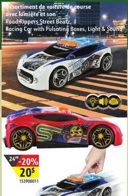 Hart Road Rippers Street Beatz Racing Car With Pulsating Boxes Light & Sound offer