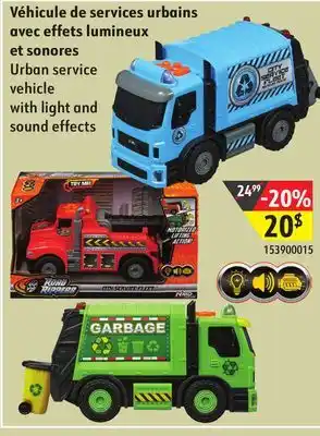 Hart Urban service vehicle with light and sound effects offer