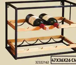 Hart Metal Wine Rack with Shelf offer