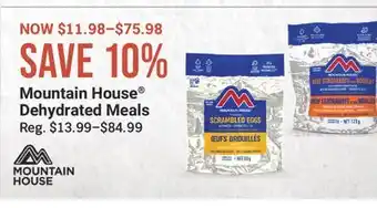 Cabela's Mountain House Dehydrated Meals offer