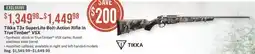 Cabela's Tikka T3x SuperLite Bolt-Action Rifle in TrueTimber VSX offer