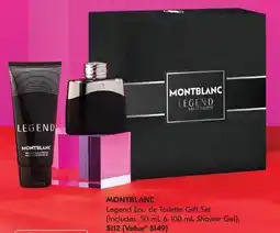 Shoppers Drug Mart MONTBLANC Legend Eau de Toilette Gift Set offer