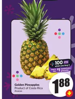 Chalo FreshCo Golden Pineapples Product of Costa Rica offer