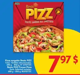 Walmart Resto PIZZ Frozen Pizza offer