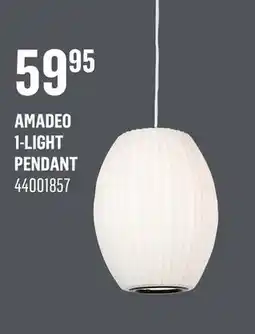 Canac Amadeo 1-Light Pendant offer