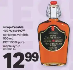 L'Intermarché SIROP D'ÉRABLE 100% PUR, 500 ML offer