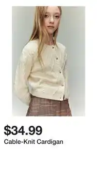 H&M Cable-Knit Cardigan offer