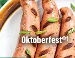 M & M Food Market Oktoberfest † Sausage offer