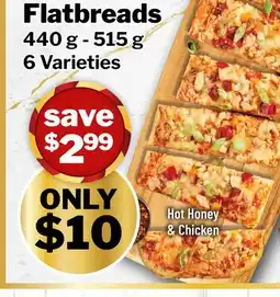 M & M Food Market Flatbreads offer