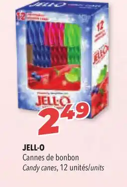 Familiprix JELL-O, Candy canes offer