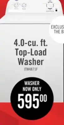 The Brick Inglis 4.0 Cu. Ft. Top-Load Washer - White - ITW4871FW offer