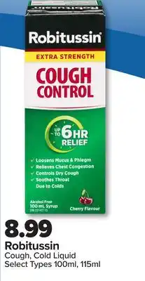 PharmaChoice Robitussin Cough, Cold Liquid offer