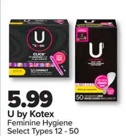 PharmaChoice U by Kotex Feminine Hygiene offer