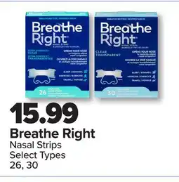 PharmaChoice Breathe Right Nasal Strips offer