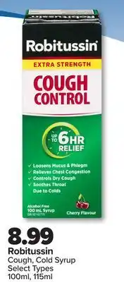 PharmaChoice Robitussin Cough, Cold Syrup offer