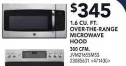 RONA 1.6 CU. FT. OVER-THE-RANGE MICROWAVE HOOD 300 CFM offer