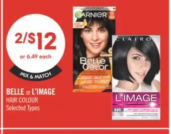 Shoppers Drug Mart BELL or L'IMAGE HAIR COLOUR offer