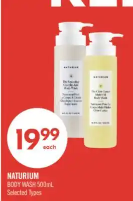 Shoppers Drug Mart NATURIUM BODY WASH offer