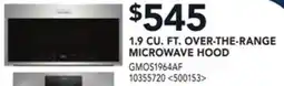 RONA 1.9 CU. FT. OVER-THE-RANGE MICROWAVE HOOD offer