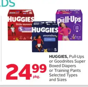 Rexall HUGGIES, Pull. Ups or Goodnites Super Boxed Diapers or Training Pants offer