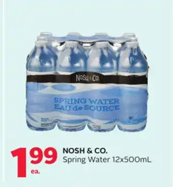 Rexall NOSH & CO. Spring Water offer