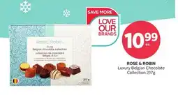 Rexall ROSE & ROBIN Luxury Belgian Chocolate Collection offer