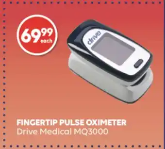 Wellwise by Shoppers FINGERTIP PULSE OXIMETER Drive Medical MQ3000 offer