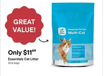 Petvalu Essentials Cat Litter offer