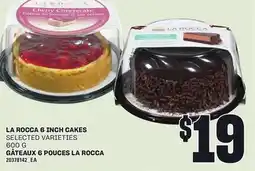 Independent City Market LA ROCCA 6 INCH CAKES, 600 G offer