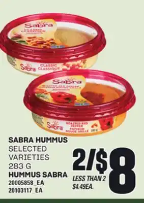 Independent City Market SABRA HUMMUS, 283 G offer