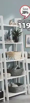 JYSK HERNING 5-TIER SHELF offer