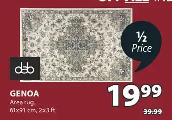 JYSK GENOA Area rug offer