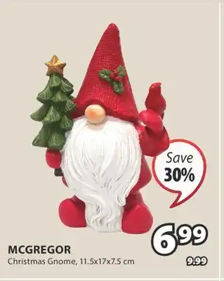 JYSK MCGREGOR Christmas Gnome offer