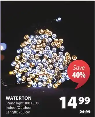 JYSK WATERTON String light offer