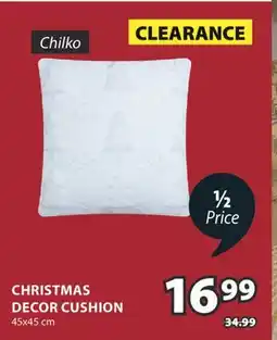 JYSK CHRISTMAS DECOR CUSHION offer