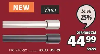 JYSK VINCI Single Curtain Rod Kit offer