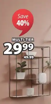 JYSK HEJLSMINDE Multi-Tier Wall Shelf offer