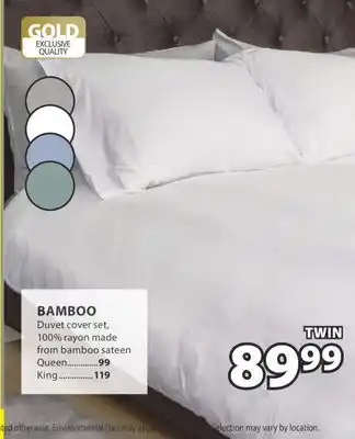 JYSK BAMBOO Duvet cover set offer