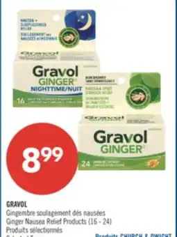 Pharmaprix GRAVOL Ginger Nausea Relief Products (16-24) offer