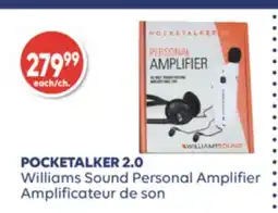 Wellwise by Shoppers POCKETALKER 2.0 Williams Sound Amplificateur de son offer