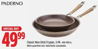 Canadian Tire Paderno Classic Non-Stick Frypan, 2-Pk offer