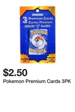 Dollarama Pokemon Premium Cards 3PK offer