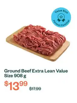 Voilà Ground Beef Extra Lean Value Size 908 g offer