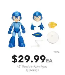 GameStop 4.5 Mega Man Action Figure by Jada Toys offer