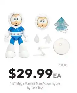 GameStop 4.5'' Mega Man Ice Man Action Figure by Jada Toys offer