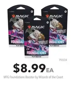 GameStop MTG Foundations Booster by Wizards of the Coast offer