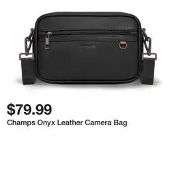 TSC Stores Champs Onyx Leather Camera Bag offer