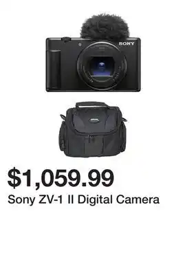 TSC Stores Sony ZV-1 II Digital Camera offer