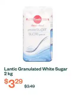 Voilà Lantic Granulated White Sugar 2 kg offer